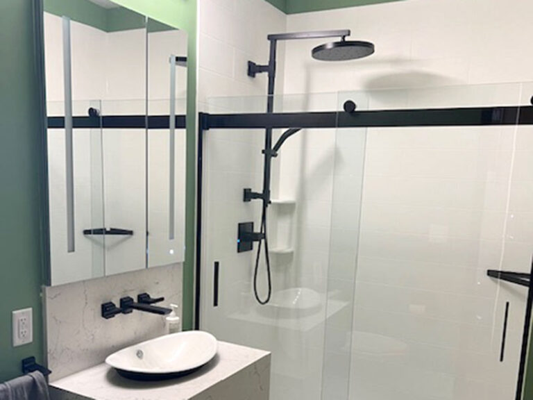 Bathroom Vanity & Shower